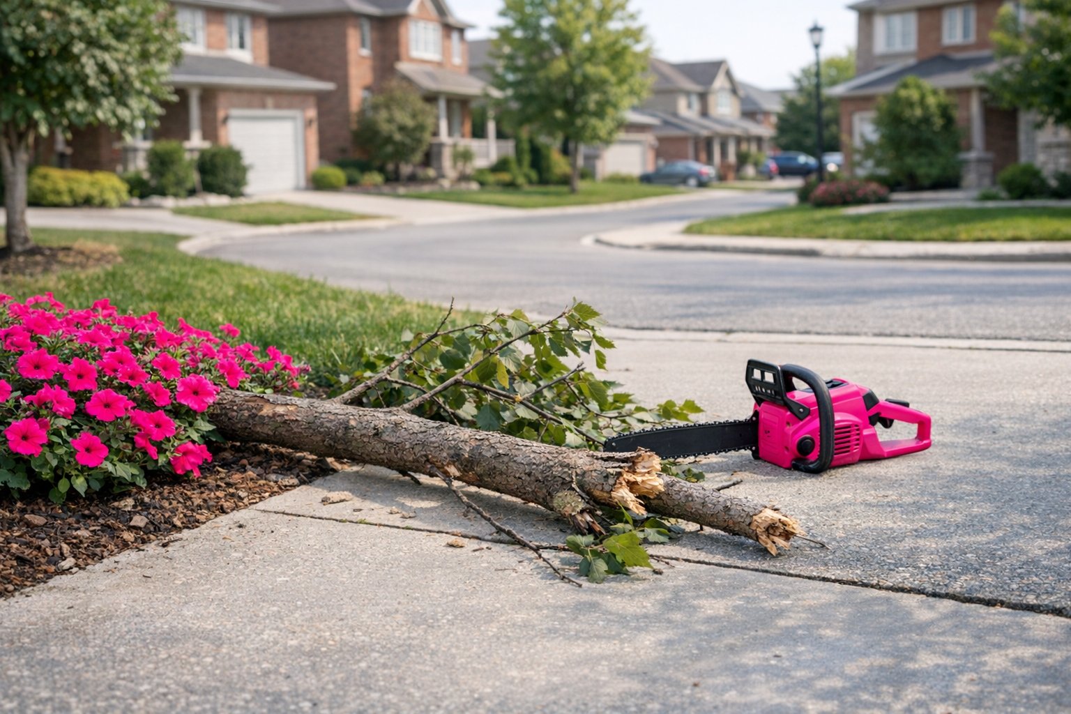 After the September 2 Storm: What's Still Hanging Over Your KW Yard. Illustration.