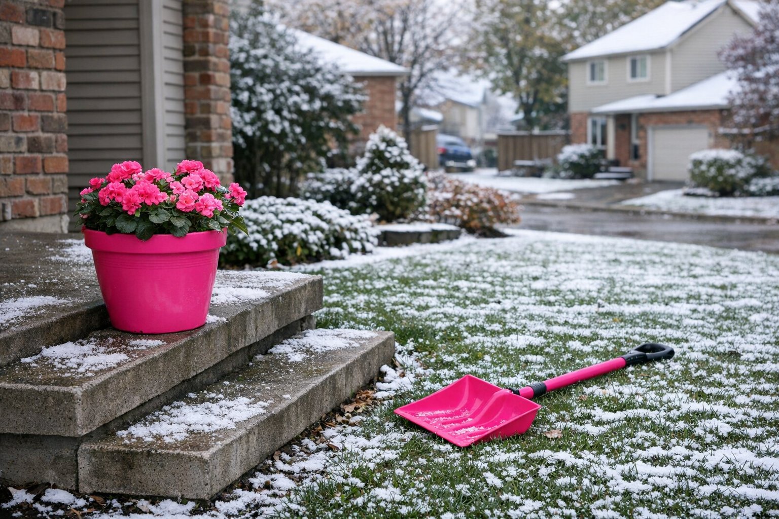 A Mild Winter Is Not the Same as a Late First Snow in KW. Illustration.