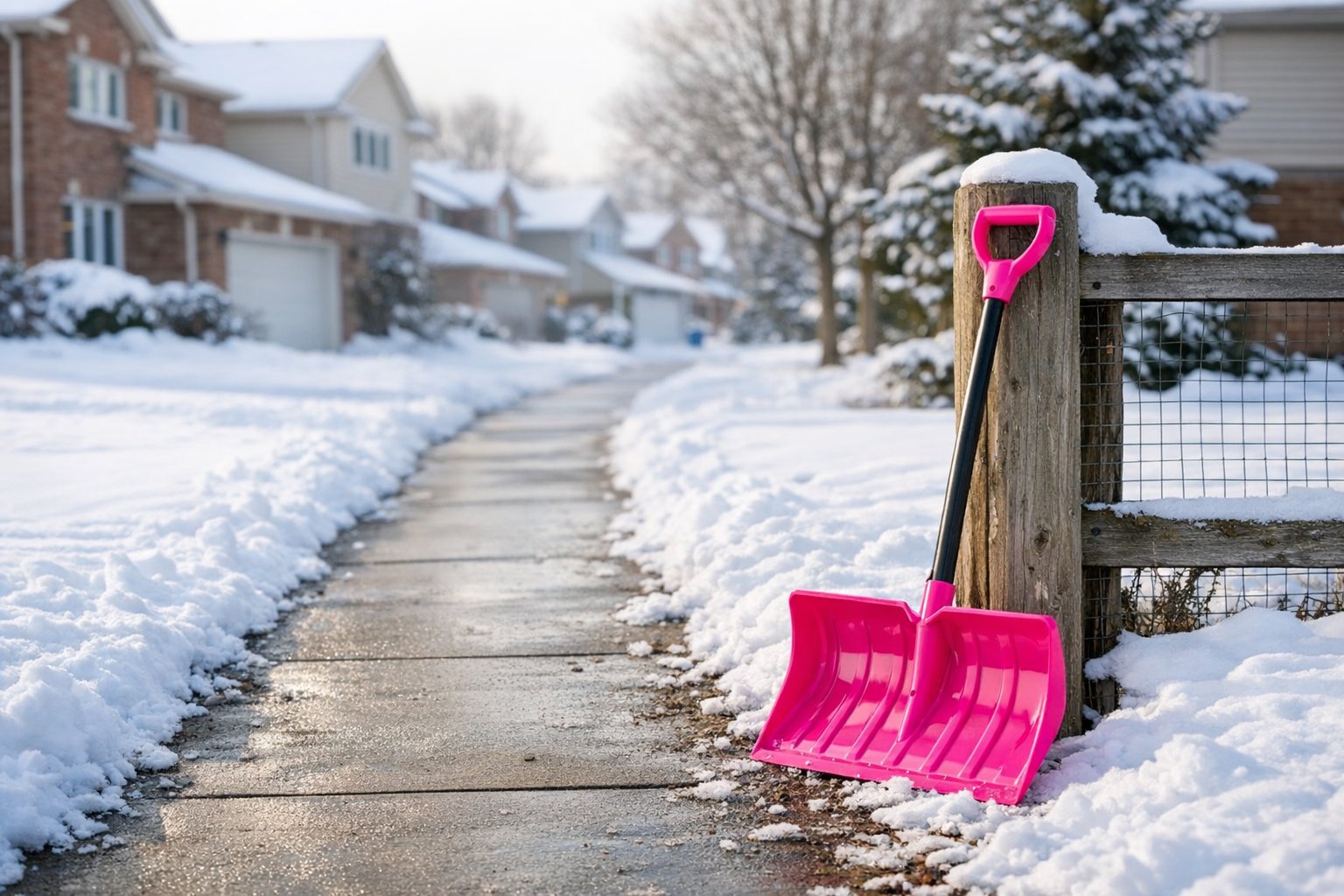 The 24-Hour Sidewalk Rule Kitchener Homeowners Keep Forgetting. Illustration.