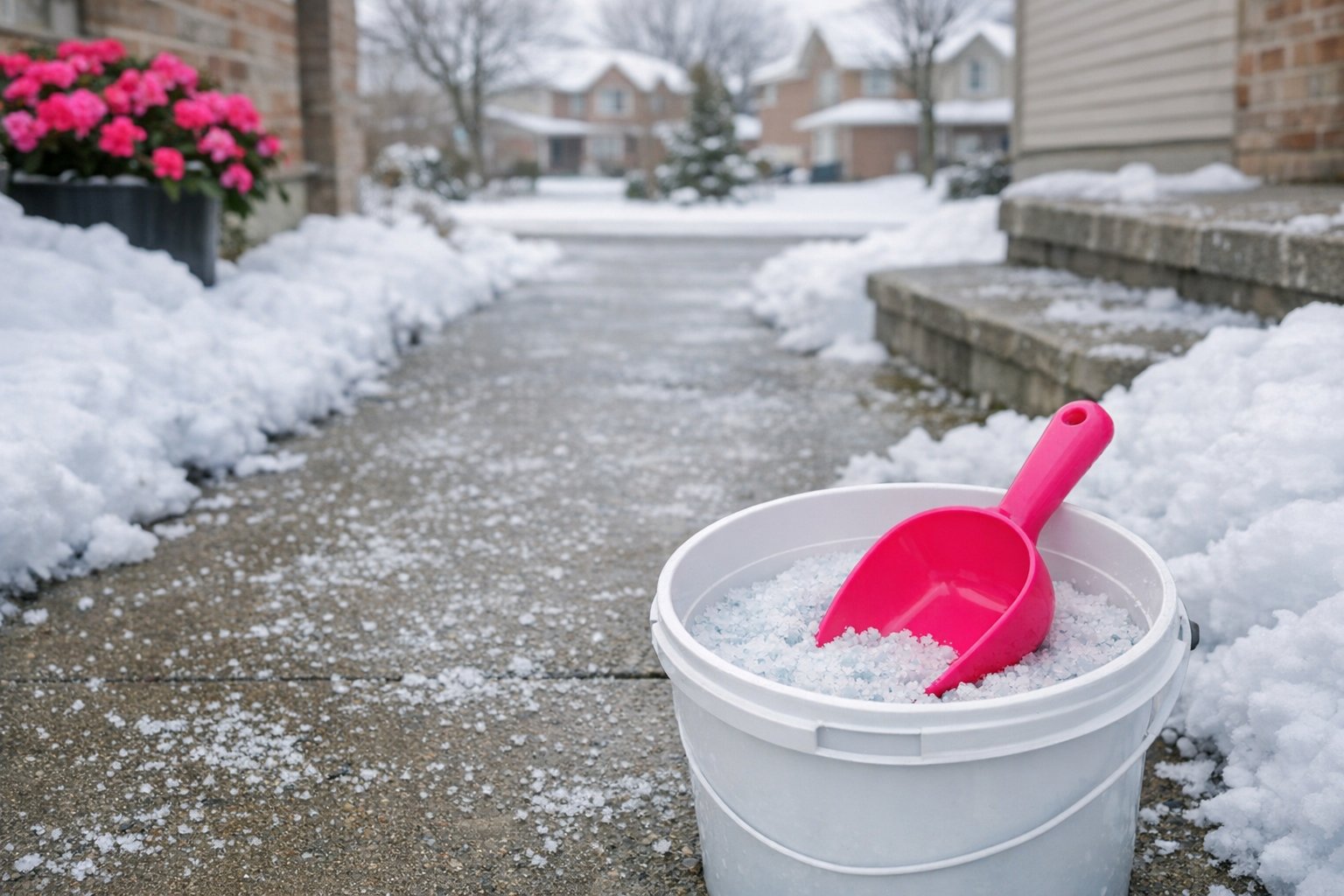 Pet-Safe Salt, Treated Salt, Rock Salt: Which One?. Illustration.